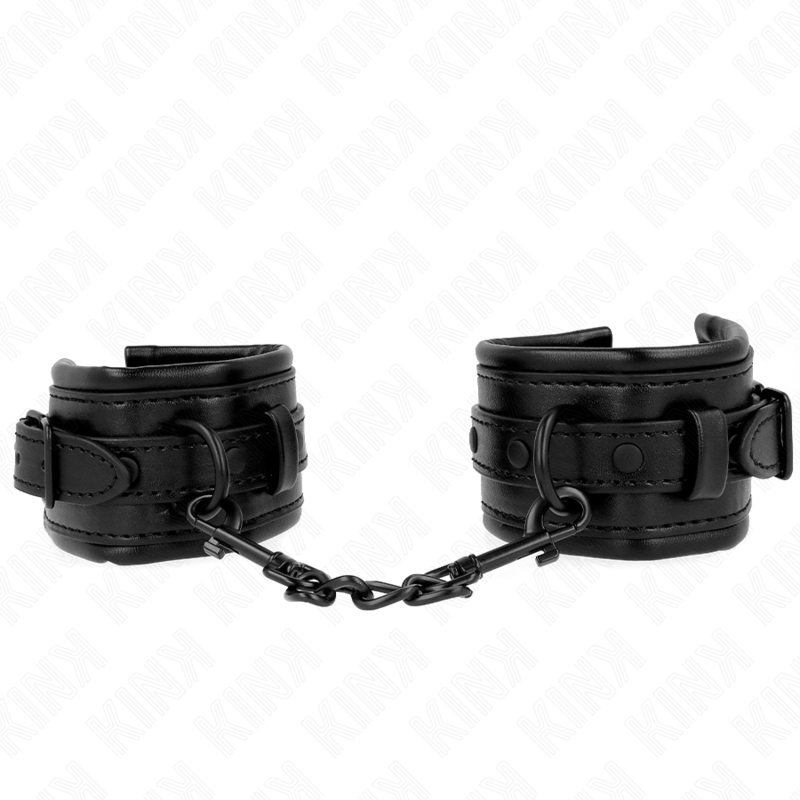 Menottes Bdsm Cuir Végétalien Confort SécuriséD-241009