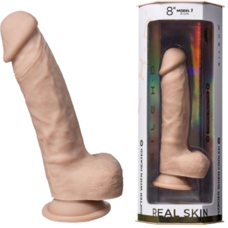 Gode Réaliste Silicone Double Densité Ventouse