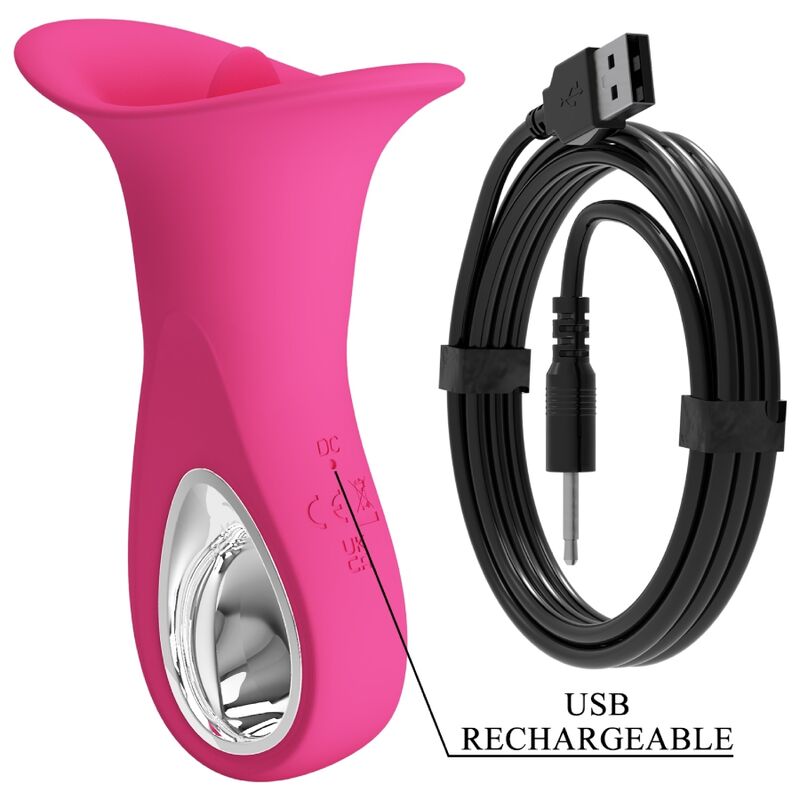 Vibromasseur Oral Silicone Rechargeable 12 Fonctions