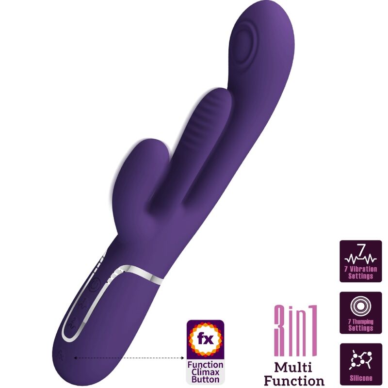 Vibromasseur Lapin Silicone Velours Couples