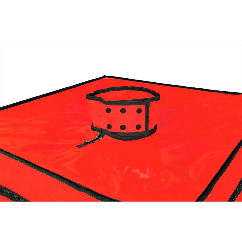 Cabine BDSM violette avec menottes, LED intégrées, design élégant et moderne, ambiance intime et immersive.