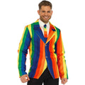 LEG AVENUE - BLAZER + CRAVATE ARC-EN-CIEL
