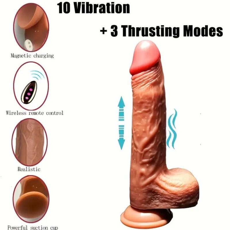 Vibromasseur Réaliste Télécommandé Armony 12 Modes