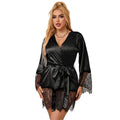 SUBBLIME - 953799 PYJAMA DENTELLE ÉLÉGANT + STRING NOIR