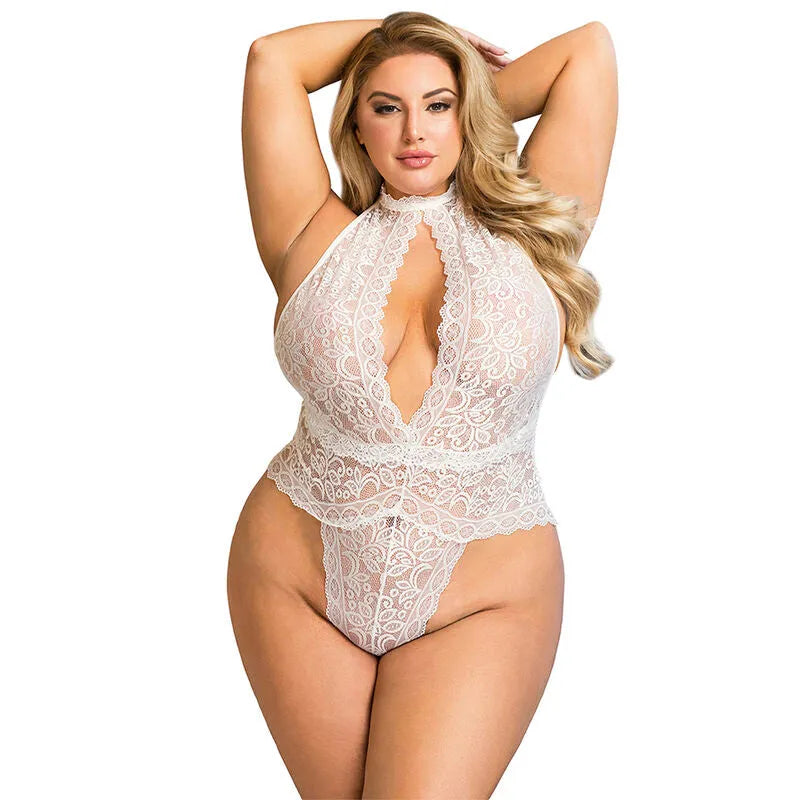 SUBBLIME - 953850 BODY DENTELLE BLANC