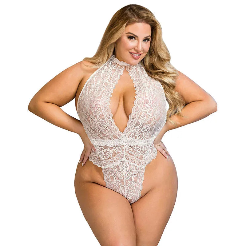SUBBLIME - 953867 BODY DENTELLE BLANC