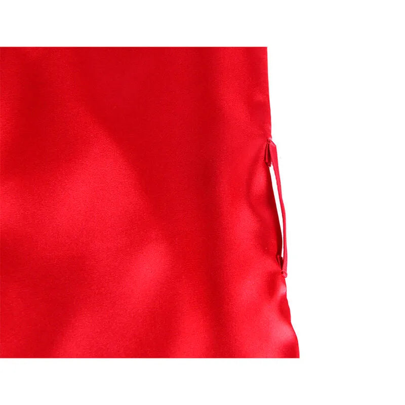 SUBBLIME - 954017 CARACO DOS TRANSPARENT EN DENTELLE + STRING ROUGE/NOIR