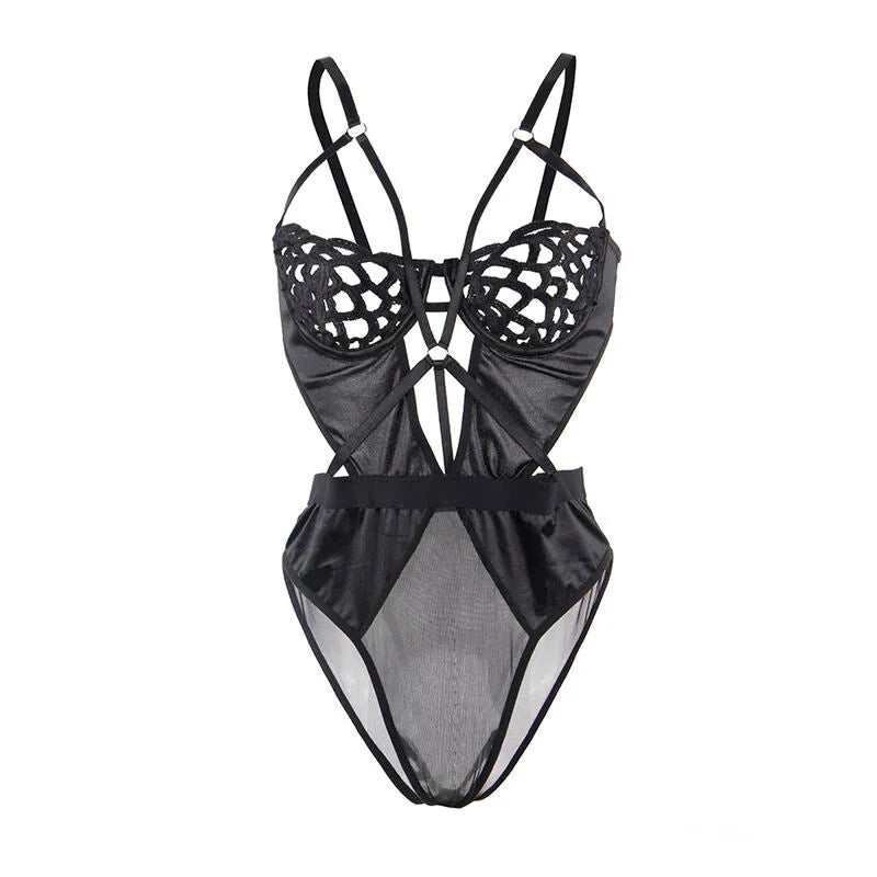 SUBBLIME - 954055 BODY SEXY EN DENTELLE NOIR