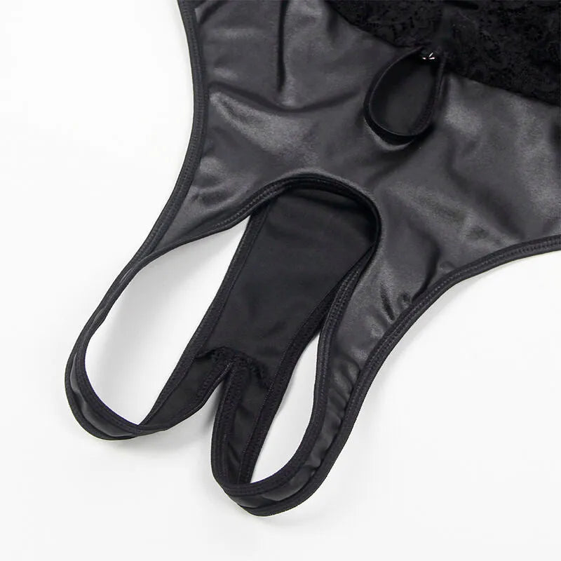 SUBBLIME - 954383 BODY SEXY AVEC PORTE-JARRETELLES NOIR