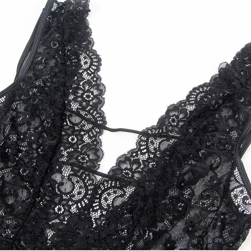 SUBBLIME - 954383 BODY SEXY AVEC PORTE-JARRETELLES NOIR