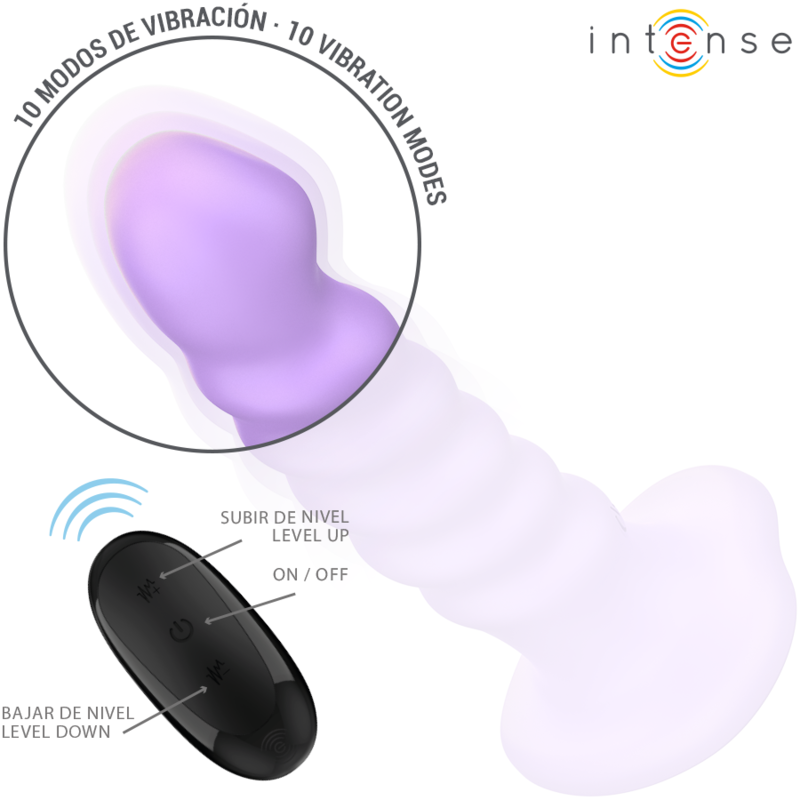 Vibrateur Violet Silicone Étanche Rechargeable