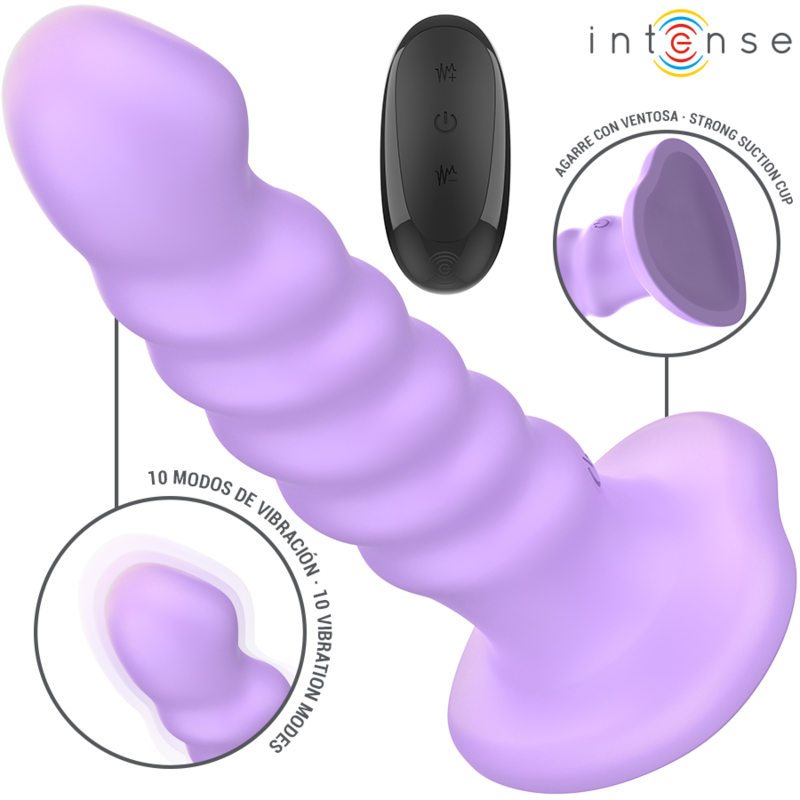 Vibrateur Violet Silicone Étanche Rechargeable