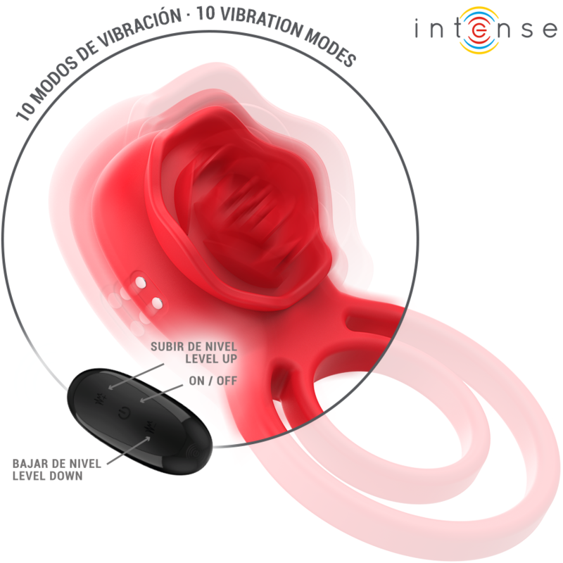 Stimulateur Intime Rose Silicone Vibrations Étanche