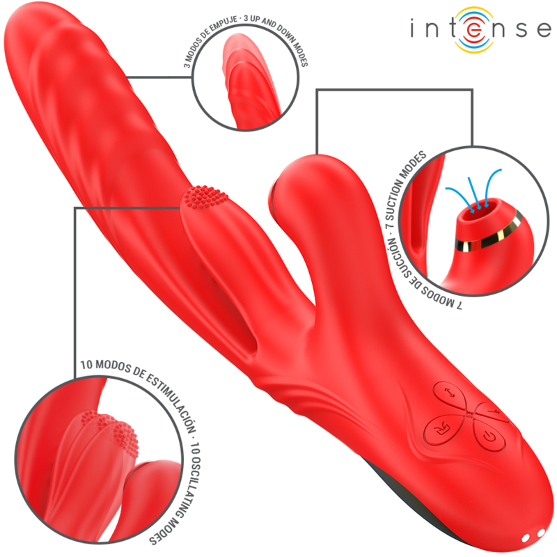 Vibrateur Multifonction Stimulation Clitoridienne Silicone Premium