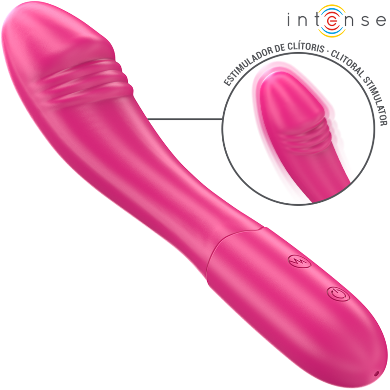 Vibromasseur Flexible Silicone Rose Étanche