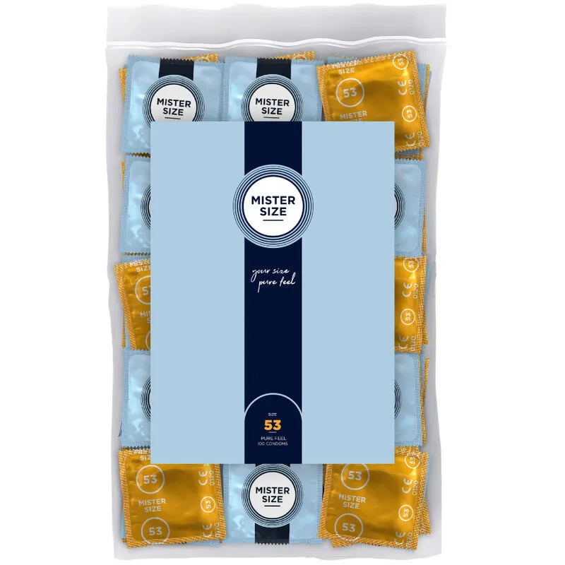 MISTER SIZE - PRÉSERVATIF 53 MM (100 UNITÉS)