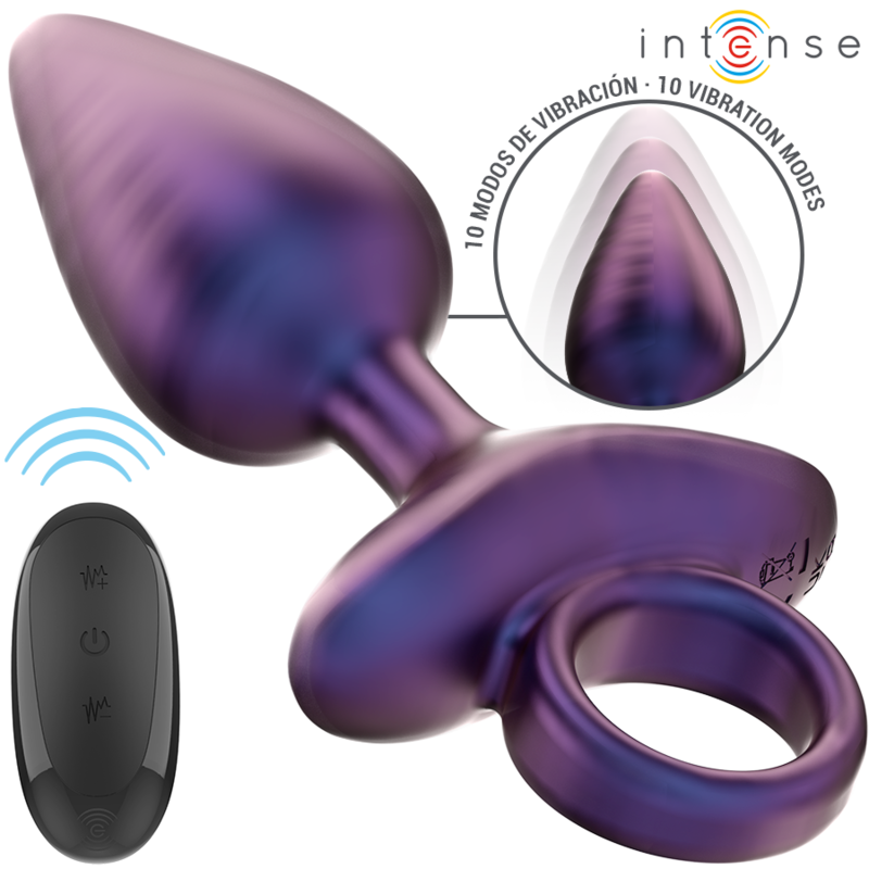 Plug Anal Vibrant En Silicone Avec Télécommande