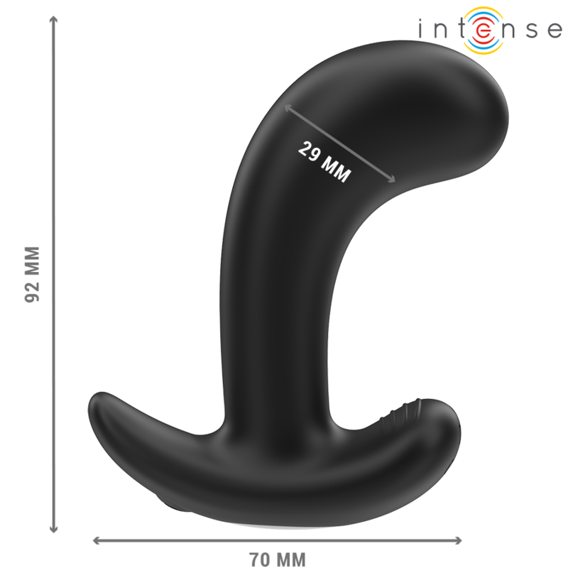 Plug Anal En Silicone Noir Rechargeable 10 Modes