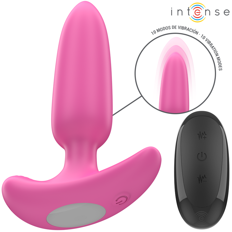 Plug Anal Rose Silicone Vibrations Rechargeables