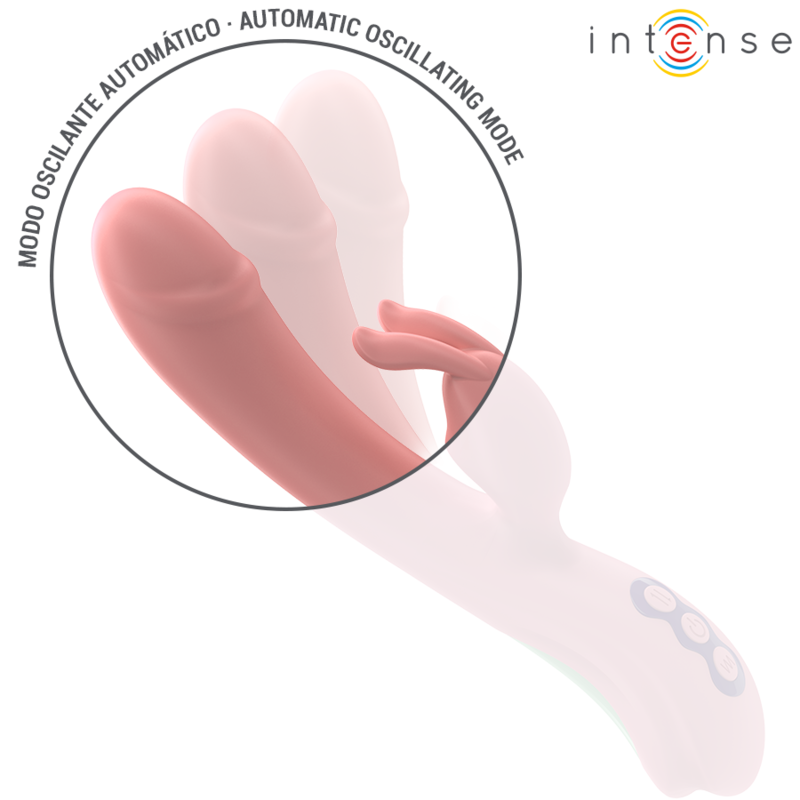 Vibromasseur Rabbit Rose Oscillant Silicone Étanche