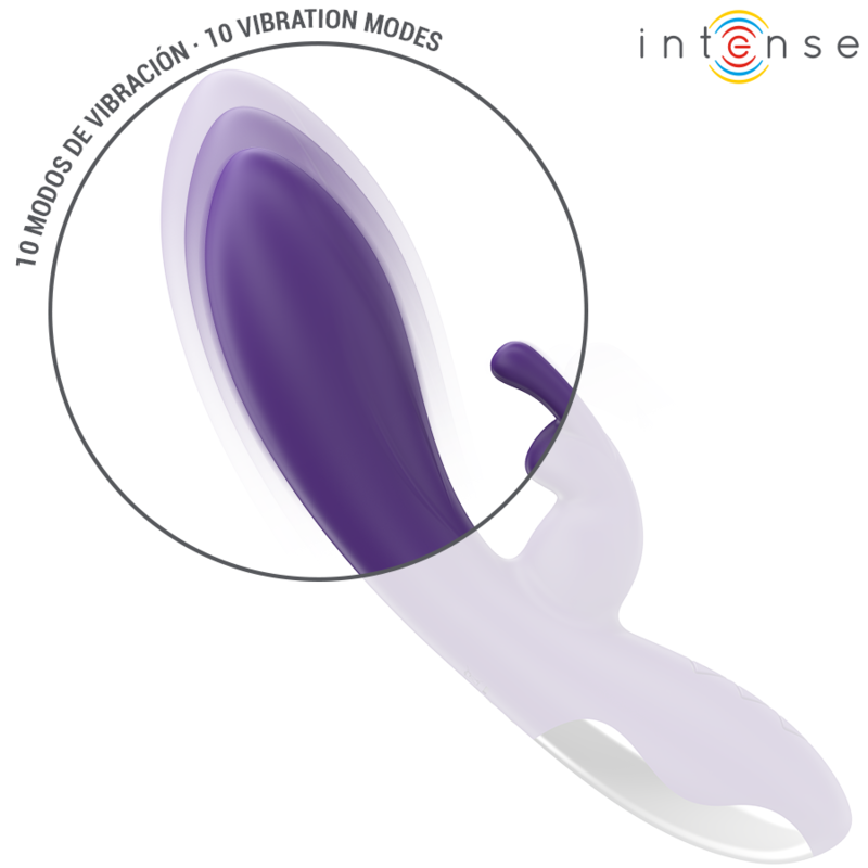 Vibromasseur Rabbit Violet Silicone Sans Danger