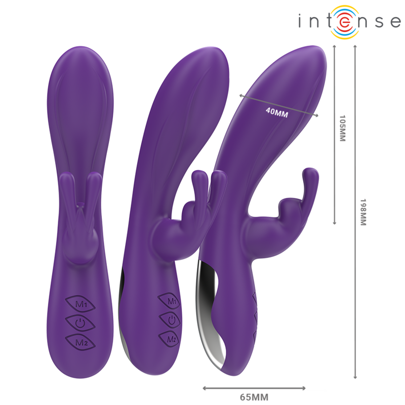 Vibromasseur Rabbit Violet Silicone Sans Danger