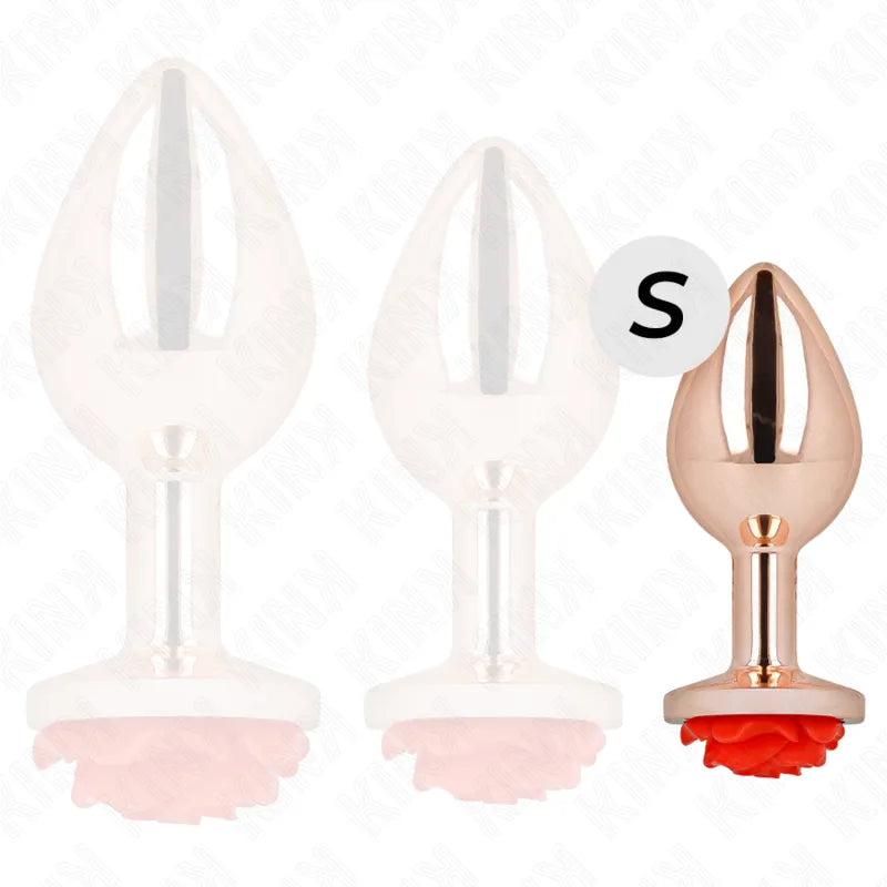 KINK - PLUG ANAL OR ROSE AVEC ROSE ROUGE