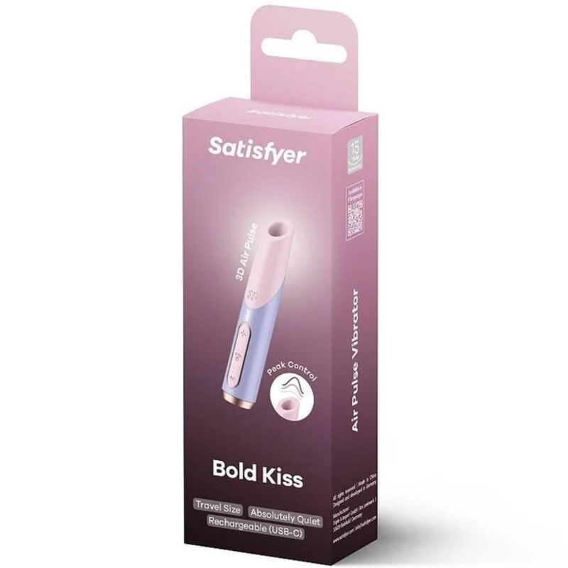 Satisfyer - Bold Kiss Wave Stimulateur De Clitoris Rose / Violet