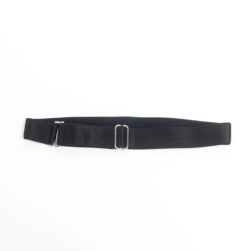 SUBBLIME - 955373 ROBE À BRETELLES EN CUIR NOIR