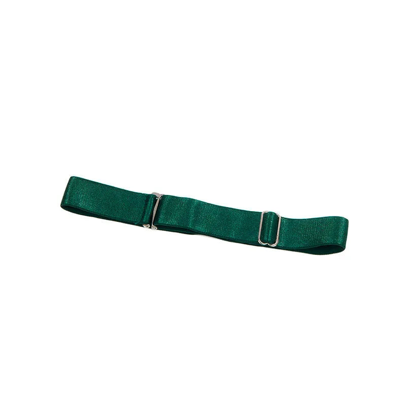 SUBBLIME - 955434 ROBE À BRETELLES EN CUIR VERT
