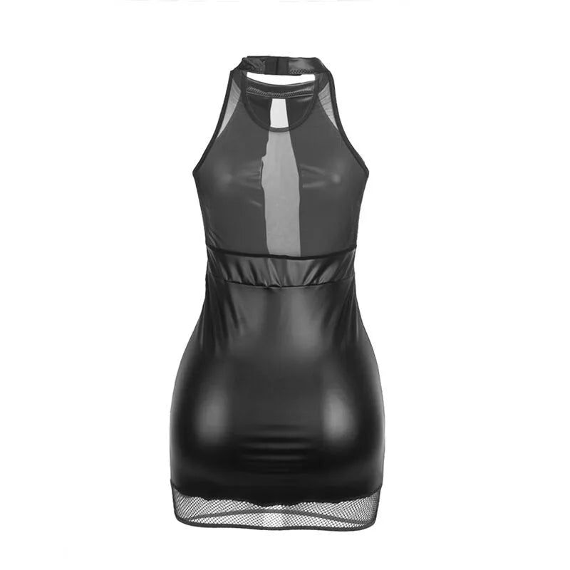 SUBBLIME - 955472 ROBE DOS NU AVEC TRANSPARENCES NOIRE