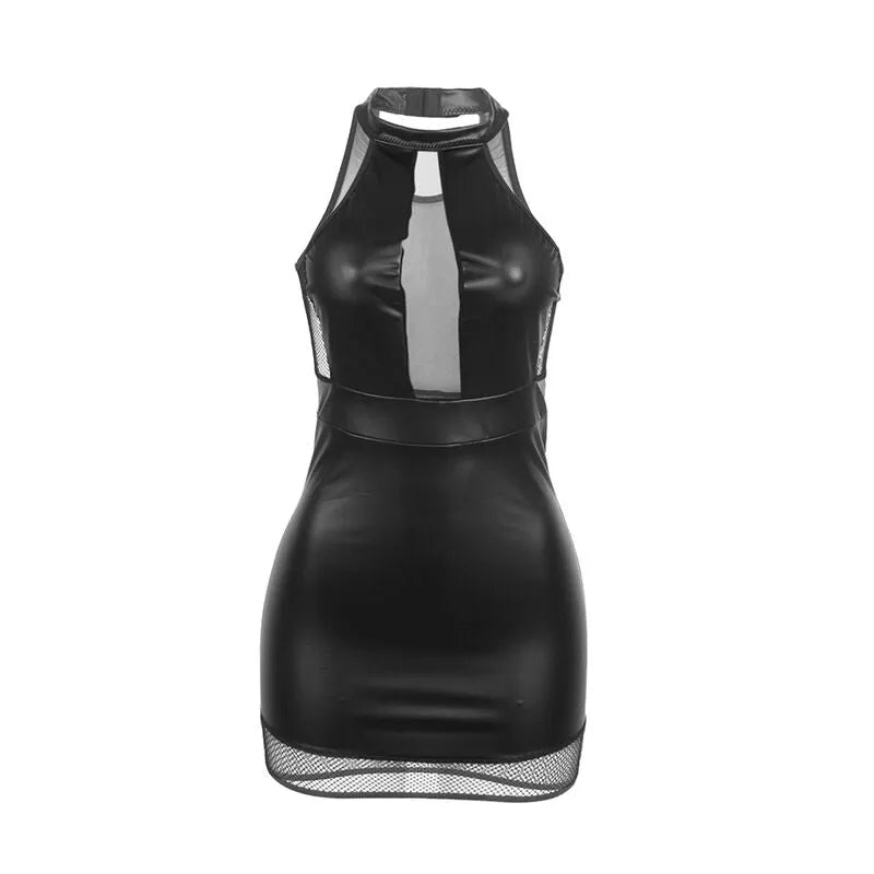 SUBBLIME - 955472 ROBE DOS NU AVEC TRANSPARENCES NOIRE