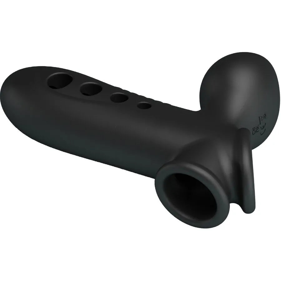 manchon pénien silicone gonflable étanche prolongateur performance noire