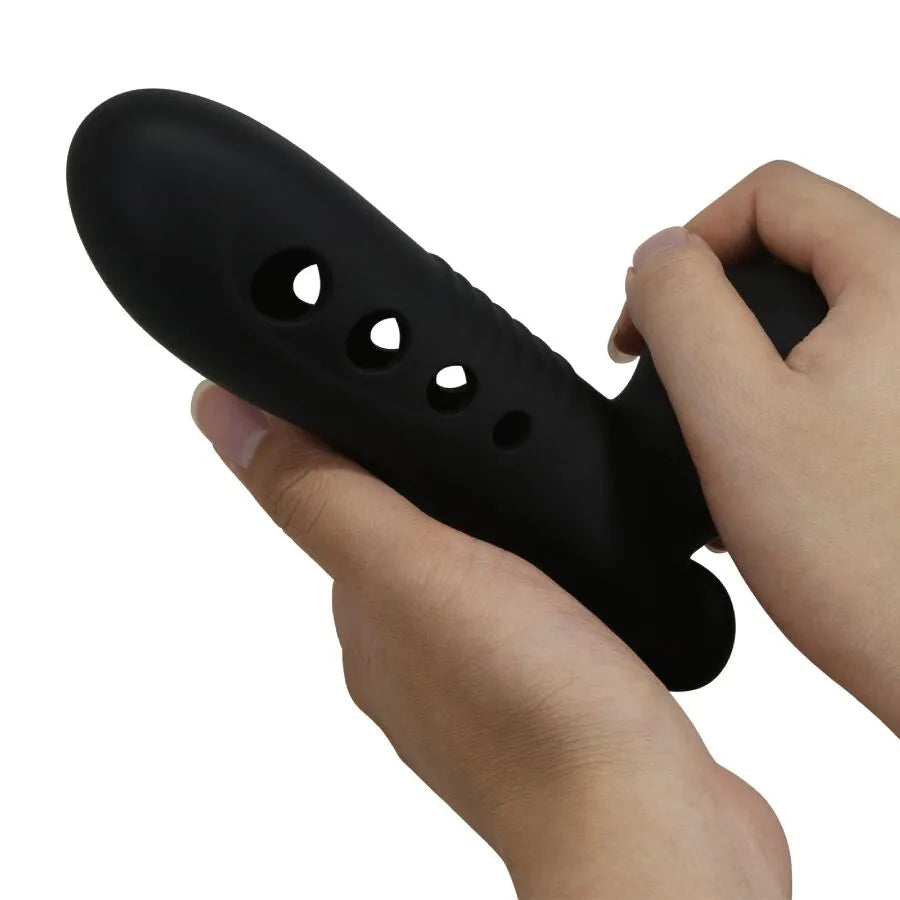 manchon pénien silicone gonflable étanche prolongateur performance noire