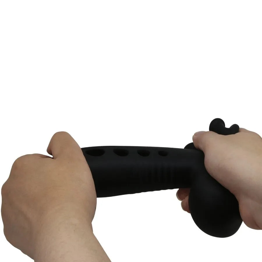 manchon pénien silicone gonflable étanche prolongateur performance noire
