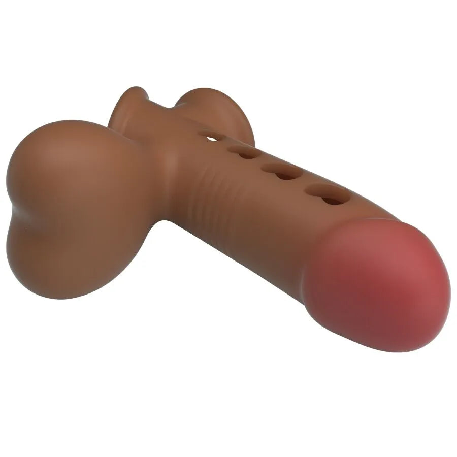 manchon pénien gonflable silicone étanche prolongation éjaculation plaisir partenaire