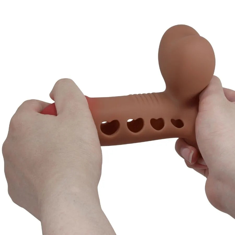 manchon pénien gonflable silicone étanche prolongation éjaculation plaisir partenaire