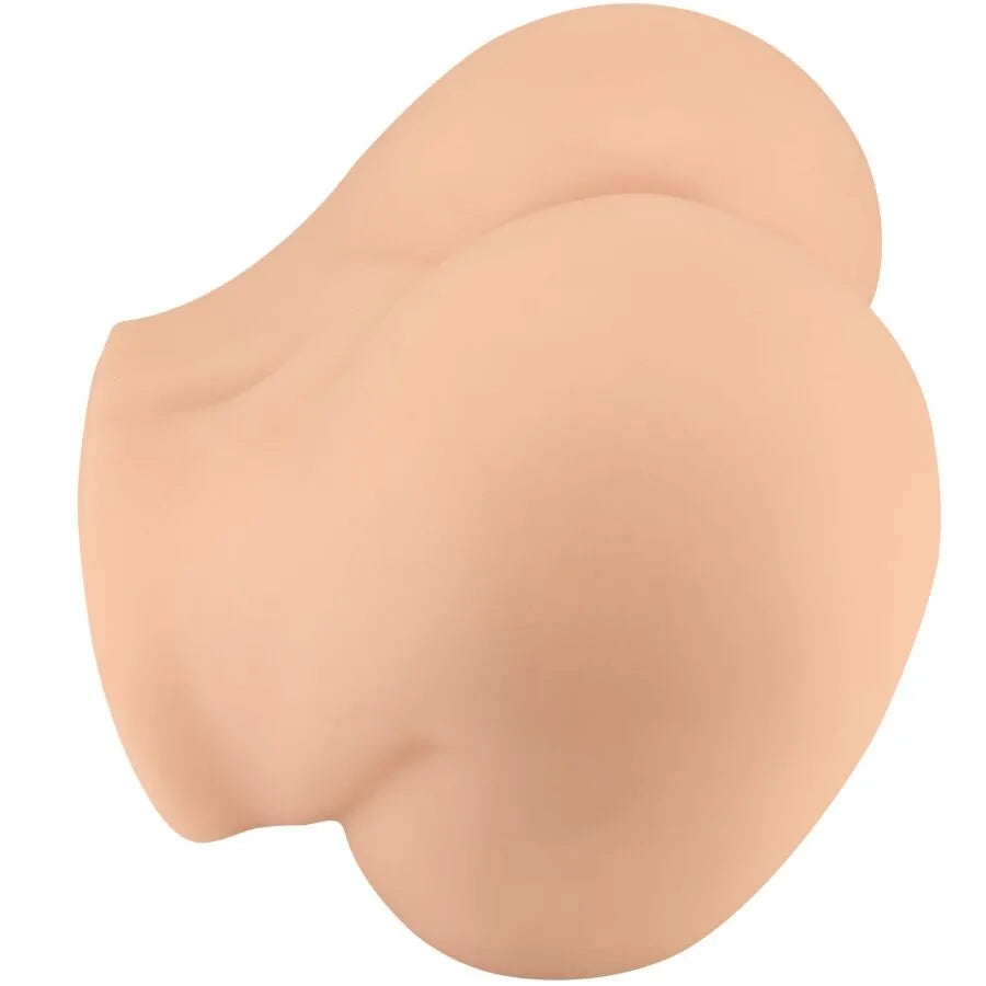 Masturbateur réaliste en silicone couleur chair, forme anatomique avec détails texturés pour stimulation.