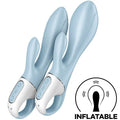 Vibromasseur gonflable silicone rechargeable stimulation point G clitoris intense