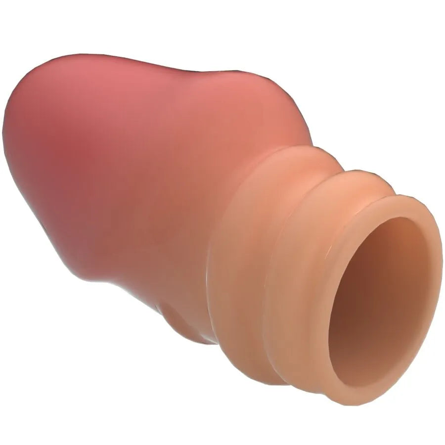 Manchon pénien extensible TPR couleur chair retardement éjaculation entraînement puissance