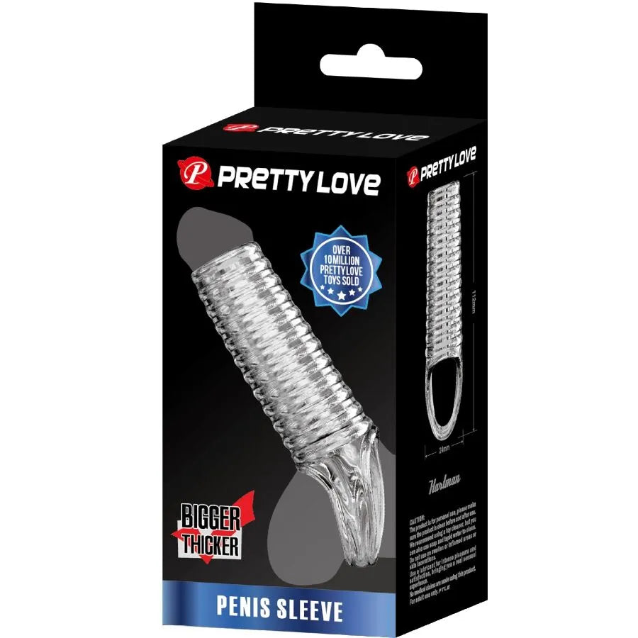 gros manchon pénis transparent TPR extensible érection durable entraînement