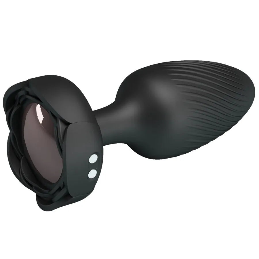 PRETTY LOVE - OSBORN PLUG ANAL AVEC LUMIÈRE LED NOIR