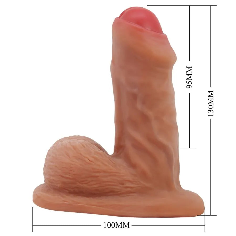 PRETTY LOVE - WARNELL GODE ULTRA RÉALISTE ET ÉLASTIQUE 9,5 CM MULATO