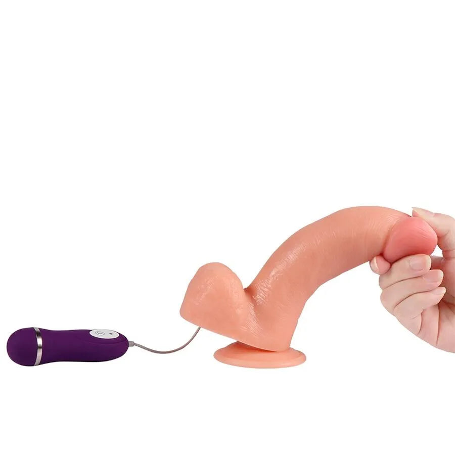 SHEQU - ADAM VIBRATEUR DILDO AVEC TÉLÉCOMMANDE
