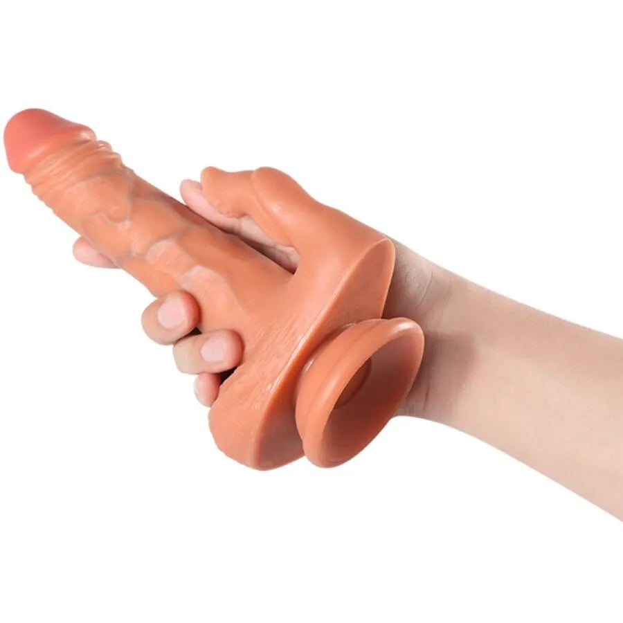 SHEQU - JULIAN DILDO ET STIMULATEUR DE CLITORIS AVEC VIBRATION ET TÉLÉCOMMANDE
