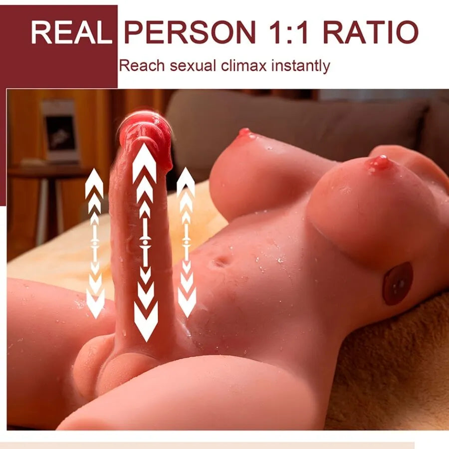 XISE - MIAH LADY BOY TORSE FÉMININ AVEC GODE AVEC VIBRATION ET POUSSÉE