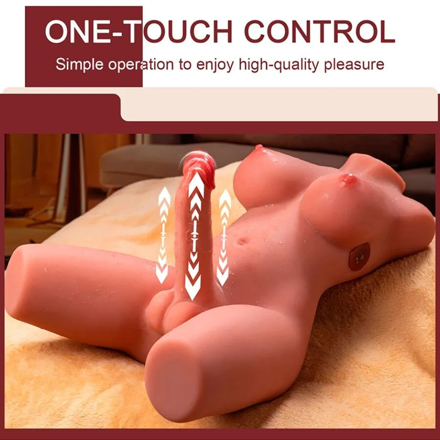 XISE - MIAH LADY BOY TORSE FÉMININ AVEC GODE AVEC VIBRATION ET POUSSÉE