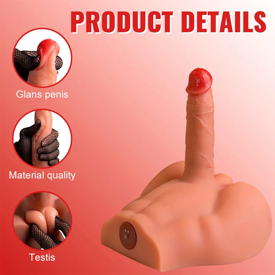XISE - PEEL DILDO ASS GODE RÉALISTE MASTURBATEUR POSITION FRONTALE AVEC POUSSÉE
