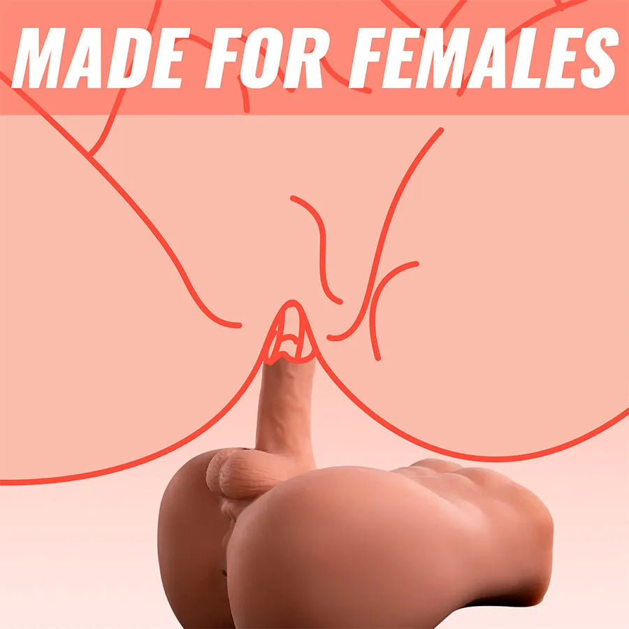 XISE - BERTLETT DILDO ASS GODE RÉALISTE ET MASTURBATEUR ANUS POSITION FRONTALE AVEC POUSSÉE