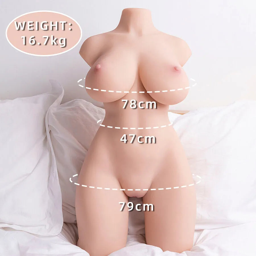 XISE - TORSE RÉALISTE FÉMININ BIEN RANGÉ AVEC POUSSÉE